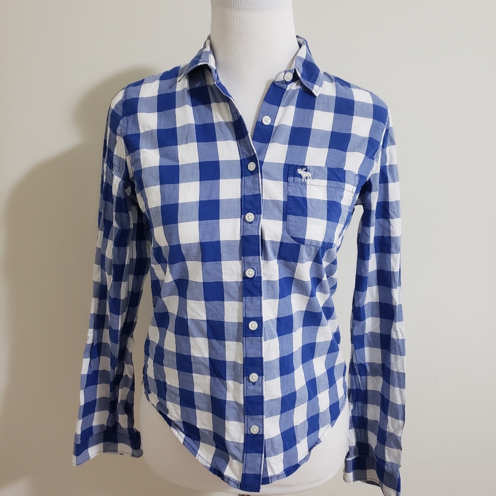 Abercrobee Fitch Button Down Shirt Sz S